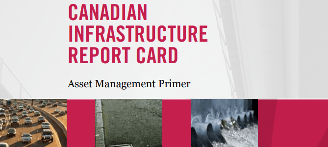 New Canadian Infrastructure Report Card for 2016